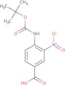 4-{[(tert-Butoxy)carbonyl]amino}-3-nitrobenzoic acid