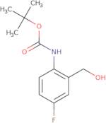 tert-Butyl N-[4-fluoro-2-(hydroxymethyl)phenyl]carbamate