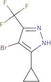 4-bromo-5-cyclopropyl-3-(trifluoromethyl)-1H-pyrazole
