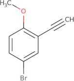 4-Bromo-2-ethynyl-1-methoxybenzene