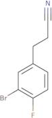 3-(3-Bromo-4-fluorophenyl)propanenitrile