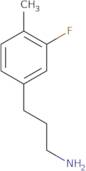 3-(3-Fluoro-4-methylphenyl)propan-1-amine