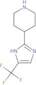4-[4-(Trifluoromethyl)-1H-imidazol-2-yl]piperidine
