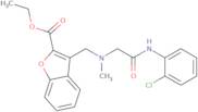 Ethyl 3-[({[(2-chlorophenyl)carbamoyl]methyl}(methyl)amino)methyl]-1-benzofuran-2-carboxylate