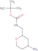 rac-tert-Butyl N-{[(2R,4R)-4-aminooxan-2-yl]methyl}carbamate