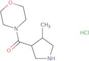 rac-4-[(3R,4R)-4-Methylpyrrolidine-3-carbonyl]morpholine hydrochloride