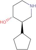 rac-(3R,4R)-3-Cyclopentylpiperidin-4-ol