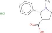 rac-(2R,3S)-1-Methyl-2-phenylpyrrolidine-3-carboxylic acid hydrochloride