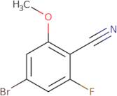 4-Bromo-2-fluoro-6-methoxybenzonitrile