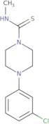 (4-(3-chlorophenyl)piperazinyl)(methylamino)methane-1-thione