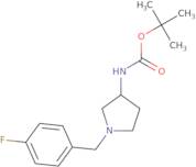 (S)-tert-Butyl 1-(4-fluorobenzyl)pyrrolidin-3-ylcarbamate