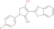 5-Amino-4-benzothiazol-2-yl-1-(4-fluoro-phenyl)-1,2-dihydro-pyrrol-3-one