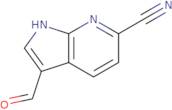 3-Formyl-1H-pyrrolo[2,3-b]pyridine-6-carbonitrile