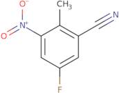 5-Fluoro-2-methyl-3-nitrobenzonitrile