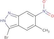 3-Bromo-5-methyl-6-nitro-2H-indazole