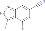 4-Fluoro-3-iodo-1H-indazole-6-carbonitrile