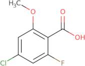 4-Chloro-2-fluoro-6-methoxybenzoic acid