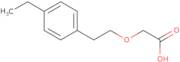 2-[2-(4-Ethylphenyl)ethoxy]acetic acid