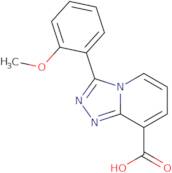 3-(2-Methoxyphenyl)-[1,2,4]triazolo[4,3-a]pyridine-8-carboxylic acid