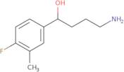 4-Amino-1-(4-fluoro-3-methylphenyl)butan-1-ol