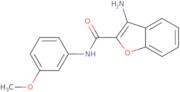 3-Amino-N-(3-methoxyphenyl)-1-benzofuran-2-carboxamide