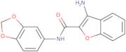 3-Amino-N-1,3-benzodioxol-5-yl-1-benzofuran-2-carboxamide