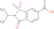 1,1,3-Trioxo-2-(propan-2-yl)-2,3-dihydro-1,2-benzothiazole-6-carboxylic acid