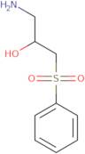 1-Amino-3-(benzenesulfonyl)propan-2-ol