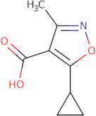 5-Cyclopropyl-3-methyl-1,2-oxazole-4-carboxylic acid