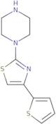 1-[4-(Thiophen-2-yl)-1,3-thiazol-2-yl]piperazine