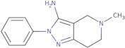 5-Methyl-2-phenyl-4,5,6,7-tetrahydro-2H-pyrazolo[4,3-c]pyridin-3-amine