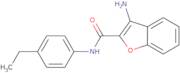 3-Amino-N-(4-ethylphenyl)-1-benzofuran-2-carboxamide