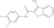 3-Amino-N-(3,4-difluorophenyl)-1-benzofuran-2-carboxamide