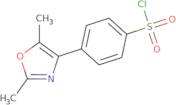 4-(Dimethyl-1,3-oxazol-4-yl)benzene-1-sulfonyl chloride