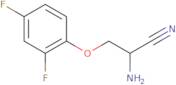 2-Amino-3-(2,4-difluorophenoxy)propanenitrile