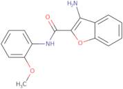 3-Amino-N-(2-methoxyphenyl)-1-benzofuran-2-carboxamide