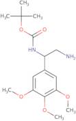 tert-Butyl N-[2-amino-1-(3,4,5-trimethoxyphenyl)ethyl]carbamate