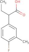 2-(4-Fluoro-3-methylphenyl)butanoic acid