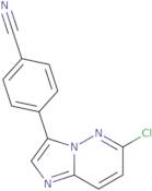 4-(6-Chloroimidazo[1,2-b]pyridazin-3-yl)benzonitrile