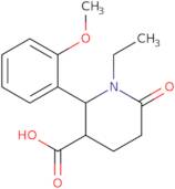 (2R,3R)-1-Ethyl-2-(2-methoxyphenyl)-6-oxopiperidine-3-carboxylic acid