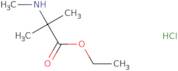 Ethyl 2-methyl-2-(methylamino)propanoate hydrochloride