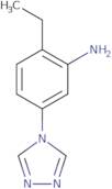 2-Ethyl-5-(4H-1,2,4-triazol-4-yl)aniline