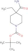 1-boc-4-ethylpiperidine-4-carboxamide