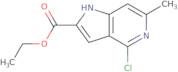 Ethyl 4-Chloro-6-methyl-1H-pyrrolo[3,2-c]pyridine-2-carboxylate