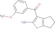 3-(3-Methoxybenzoyl)-4H,5H,6H-cyclopenta[b]thiophen-2-amine