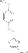 4-(Chloromethyl)-2-(4-methoxyphenoxymethyl)-1,3-thiazole