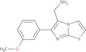 {[6-(3-Methoxyphenyl)imidazo[2,1-b][1,3]thiazol-5-yl]methyl}amine