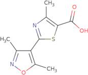 2-(Dimethyl-1,2-oxazol-4-yl)-4-methyl-1,3-thiazole-5-carboxylic acid