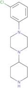 1-(3-Chlorophenyl)-4-(piperidin-4-yl)piperazine