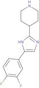 4-[5-(3,4-Difluorophenyl)-1H-imidazol-2-yl]piperidine